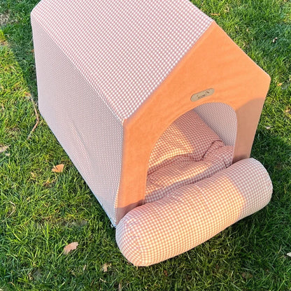 Foldable Pet House Kennel Bed For Small Medium Dogs Cats Winter Warm Cat Bed Nest Pet Products Pets Puppy Cave Sofa New Arrival