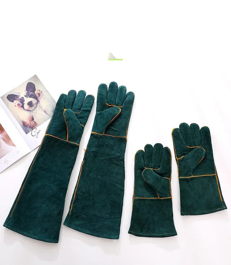 Bite resistant animal gloves Multi-purpose pet gloves Welding treatment training dog safety gloves