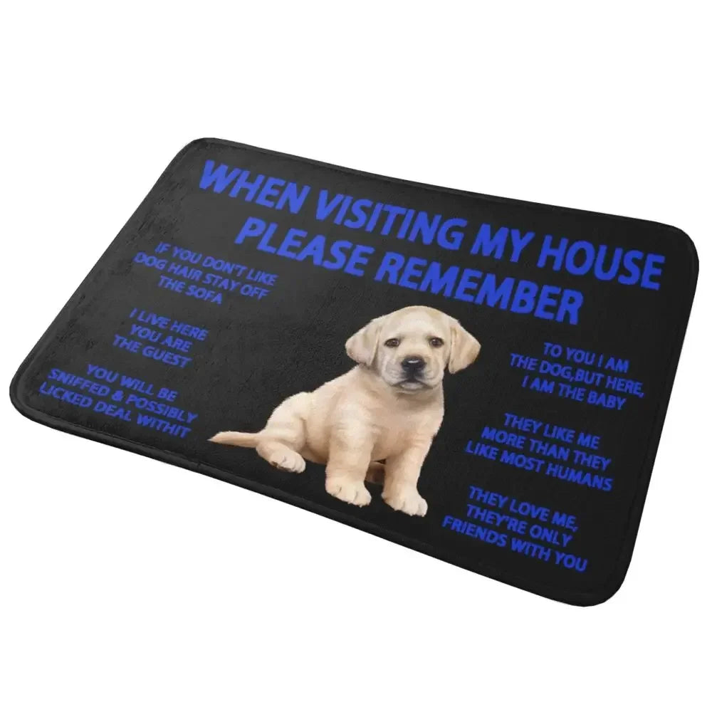 Beagle Dog Doormat Non-Slip Kitchen Bath Mat Living Room Door Floor Entrance Carpet Rug