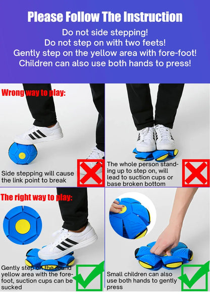 the UFO SAUCER FLYING DOY TOY - 2024 New Durable Soft Rubber Interactive Throwing Ball for Small Medium Large Dogs Pet Dog Toy Magic Flying Saucer Ball