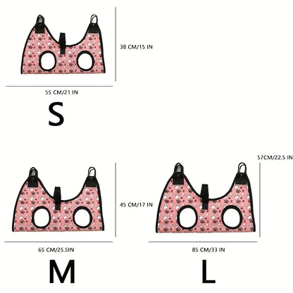 Dog Hammock - Pet Grooming Harness for Nail Trimming Cutting Anti Scratch Dog Sling Bag For Dogs Cats Grooming Supplies