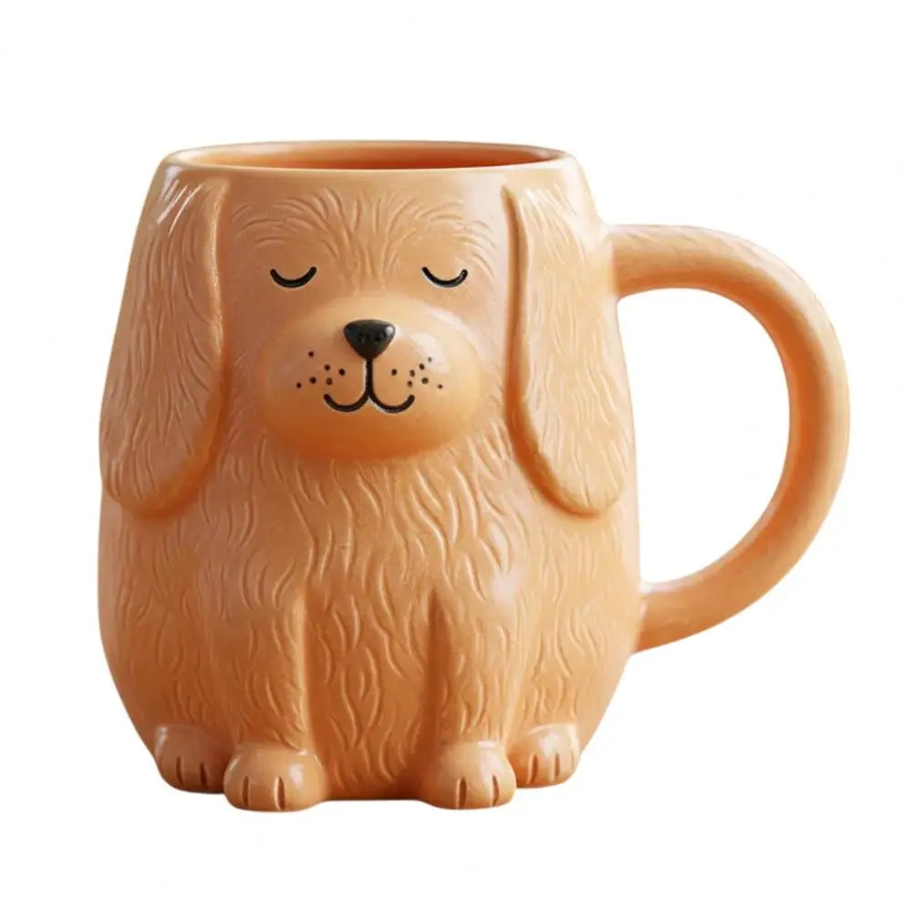 Animal Shaped Ceramic Mug Design Coffee Cup Shape Resin Mug Set Elephant Sheep Owl Cat Dog Styling Hot Drink Cups for Home Decor