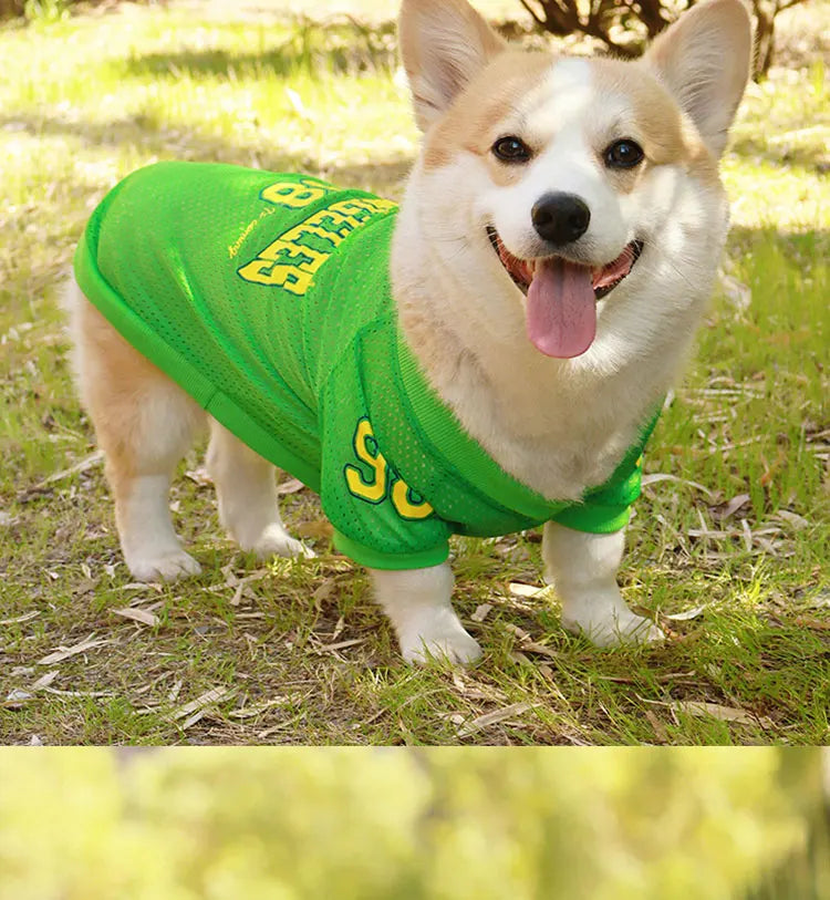 Summer Pet Dog Cooling Vest Fashion Soft Clothing Summer Casual Shirts Small Medium Large Dogs Puppy French Bulldog Pet Clothes