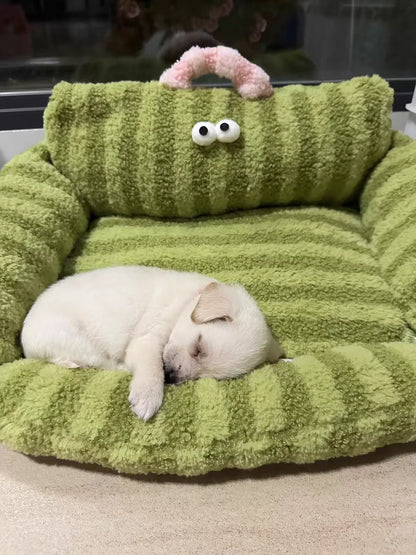 Puppy special sofa kennel winter warm pet Internet celebrity cat nest small dog dog sleeping mat cushion winter bed