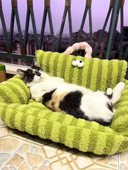 Puppy special sofa kennel winter warm pet Internet celebrity cat nest small dog dog sleeping mat cushion winter bed