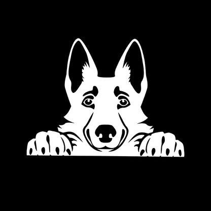 Cars Accessorie Decals Funny Dog With Name Car Decal Dogs Pet Animals Laptop Vinyl Sticker For Apple MacBook Pro/Air Decoration