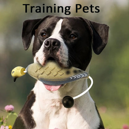 Pet Dog Training Fake Duck The Bird Dummy Teaches Mallard Waterfowl Game Retrieval Duck Bite Chewing Toys Perfect Size For All