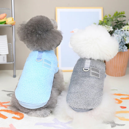Soft Flannel Small Dog Clothes Winter Warm Puppy Cat Sweater Coat Chihuahua Pet Clothing Jumpsuit for Small Medium Dogs Yorkie