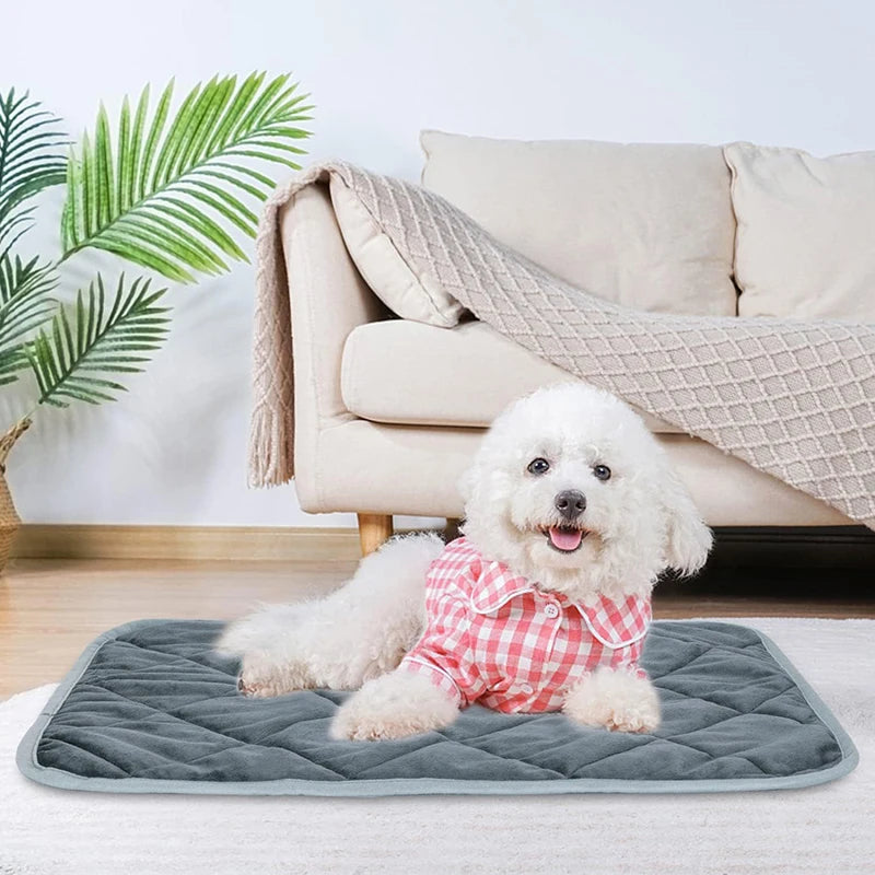 Winter Pet Bed & Mat Covers Pad 40x50CM Thickened Warm Cat And Dog Nest Sleeping Heat-Cushion Anti-Slip Thermal Pet-Mat Soft