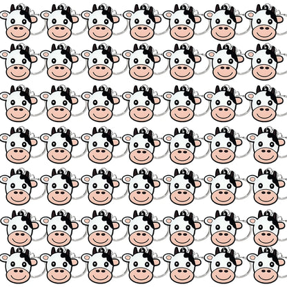 50PCS Cute Animal Keychain knife Ducks Dogs Cats Keyring for Women Men Kids Handbag Cool Car Key Accessories Friends Key Gifts