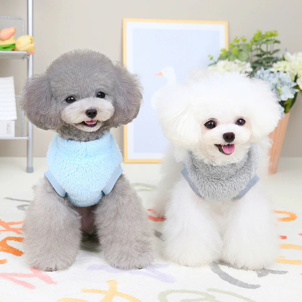 Warm Small Dog Clothes Soft Fleece Cat Dogs Clothing Pet Puppy Winter Vest Costume For Small Medium Dog Cats Chihuahua Yorkie