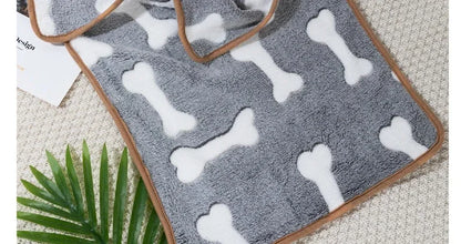 Soft Fluffy Coral Fleece Pet Sleeping Blanket Dog Blanket Warm Breathable Cat Cover Blanket Comfortable Dog Sleeping Sheet Mat