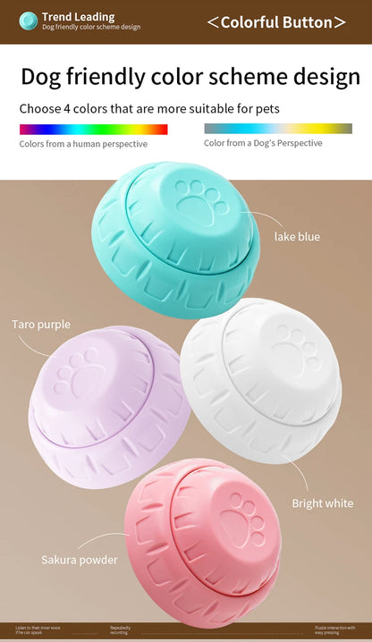 Pet Communication Button Dog Toys Recordable Pet Speaking Training Dog Talking Button Cute Claw Print Pattern Dog Accessories