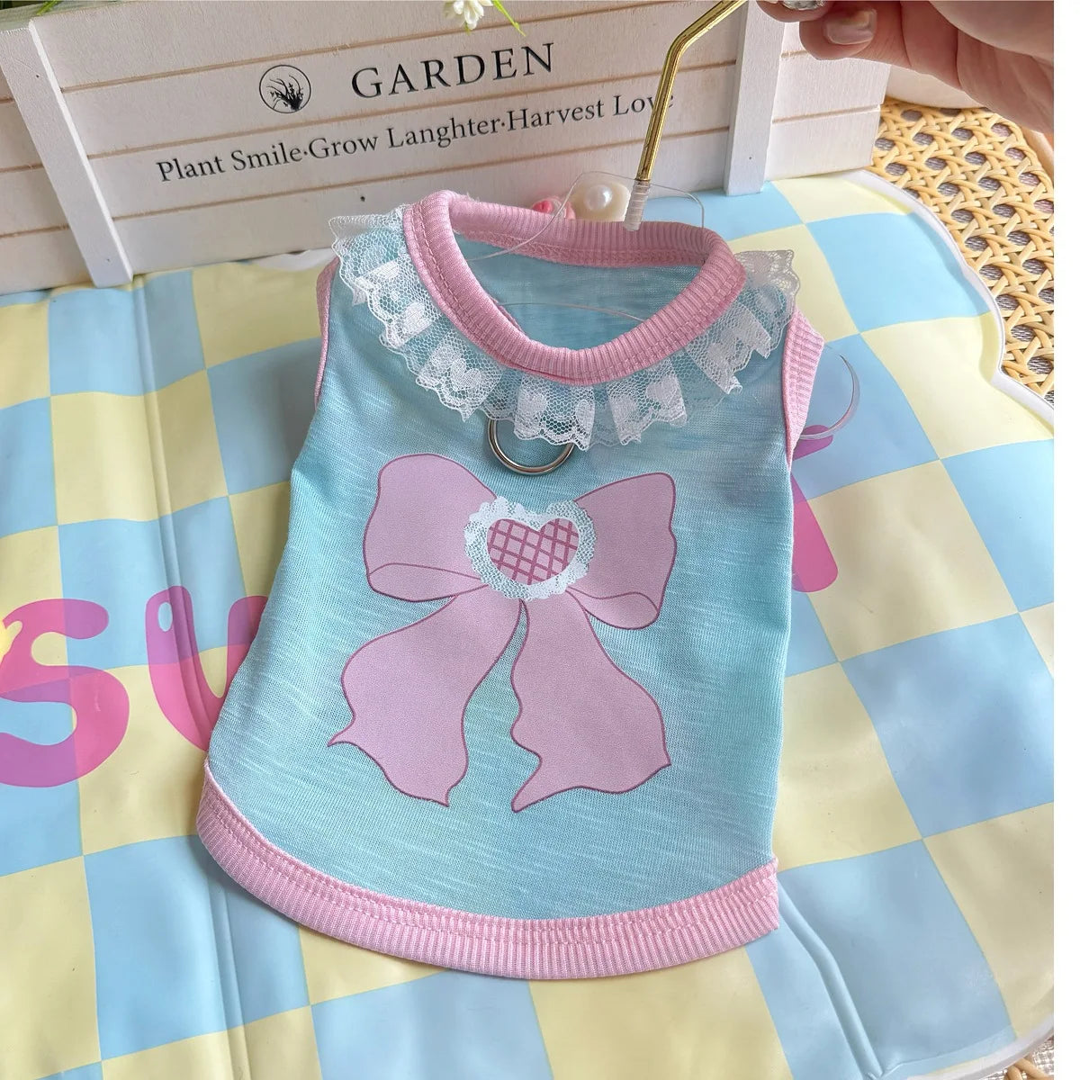Pet Dog Cat Puppy Japanese Korean Soft Cute Spring Summer Vest Small Medium Dog Teddy Bichon Clothing Supplies