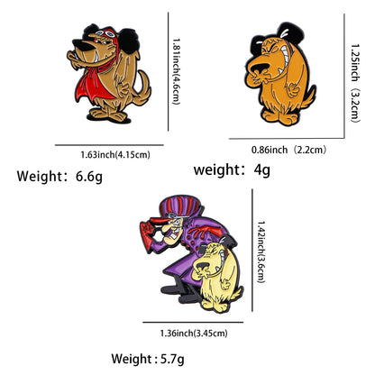 Dog Enamel Pin Funny Brooches For Women Lapel Pins Badge on Backpack Costume Accessories Fashion Jewelry Gifts for Friends