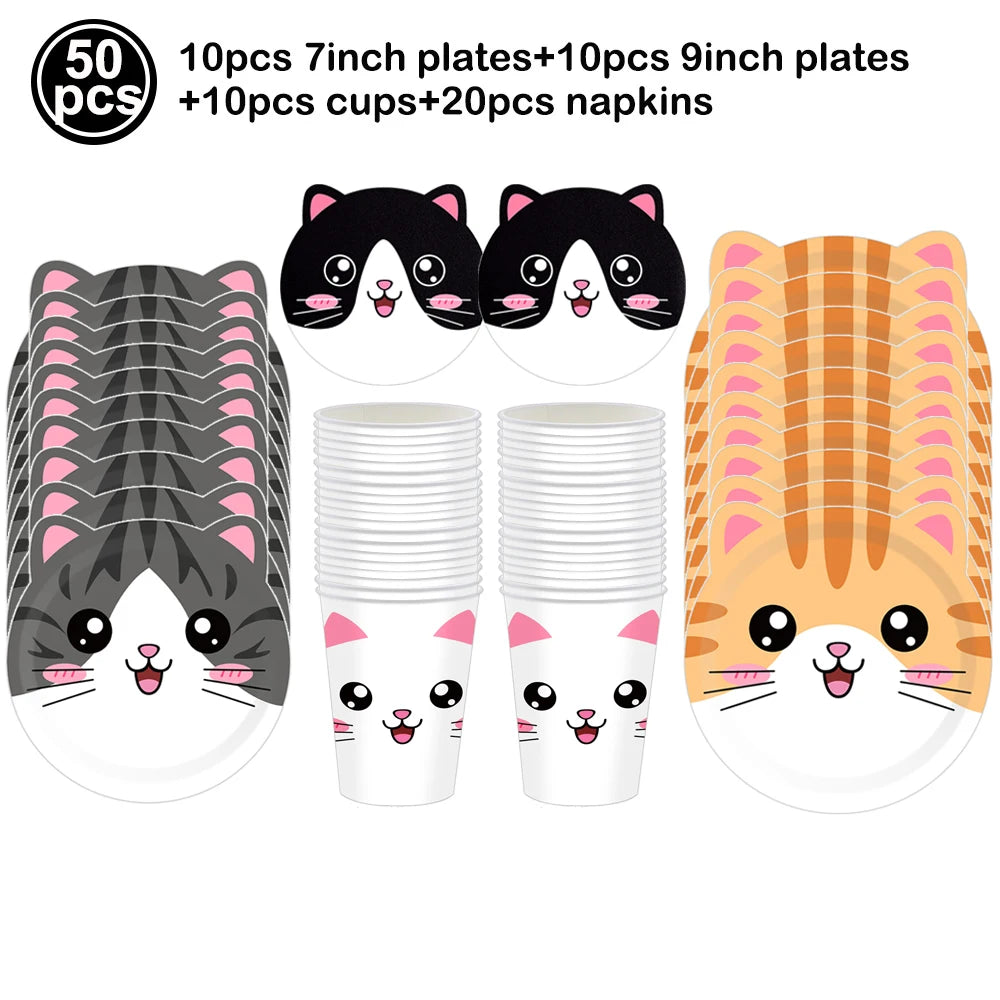 20pcs Cartoon Dog Disposable Napkins Dog Decoration Paw Prints Dog Themed Kids Birthday Party Baby Bath Decoration Supplies