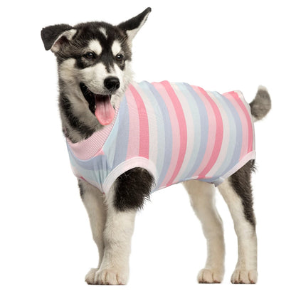 Recovery Suit for Dogs and Cats After Surgery Surgical Shirt for Female Male Pets Cone E-Collar Alternative Vest Prevent Licking