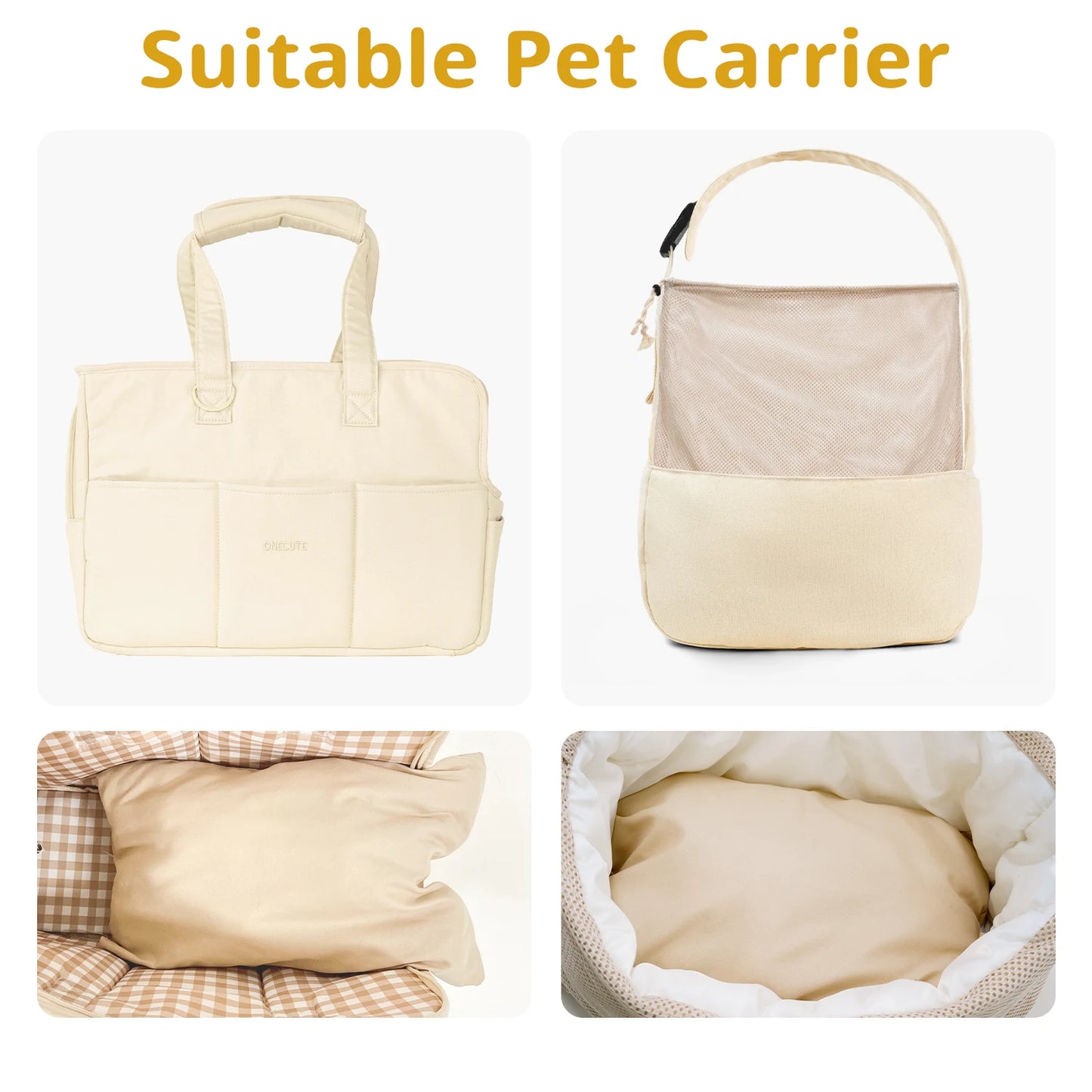 Flannel Pet Dog Bed Dog Sleeping Bed Mat Breathable Warm Pet Beds Cushion For Small  Dogs Cat Pets Accessories for pet bag