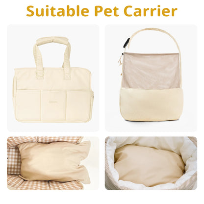 Flannel Pet Dog Bed Dog Sleeping Bed Mat Breathable Warm Pet Beds Cushion For Small  Dogs Cat Pets Accessories for pet bag