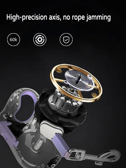 the LUMILEAD LED LEASH - LED Retractable Dog Leash with Light for Puppies/Small/Medium/Big Dogs/Cats, Pet Harness Straps Collar Accessories, 3m 5m Roulette