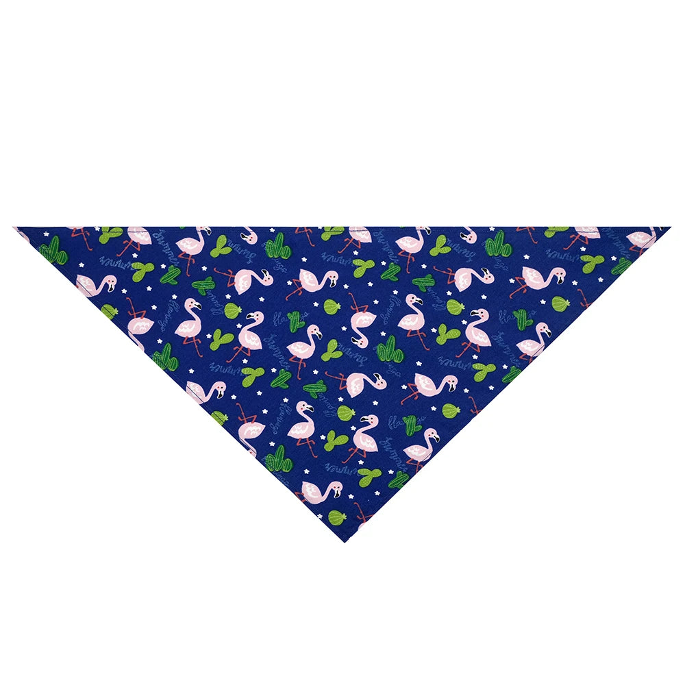 Sucado Dog Bandana Fruit Floral Spring Washable Soft Doggy Scarf Kerchief Summer Adjustable for Small Medium Large Dogs Pets