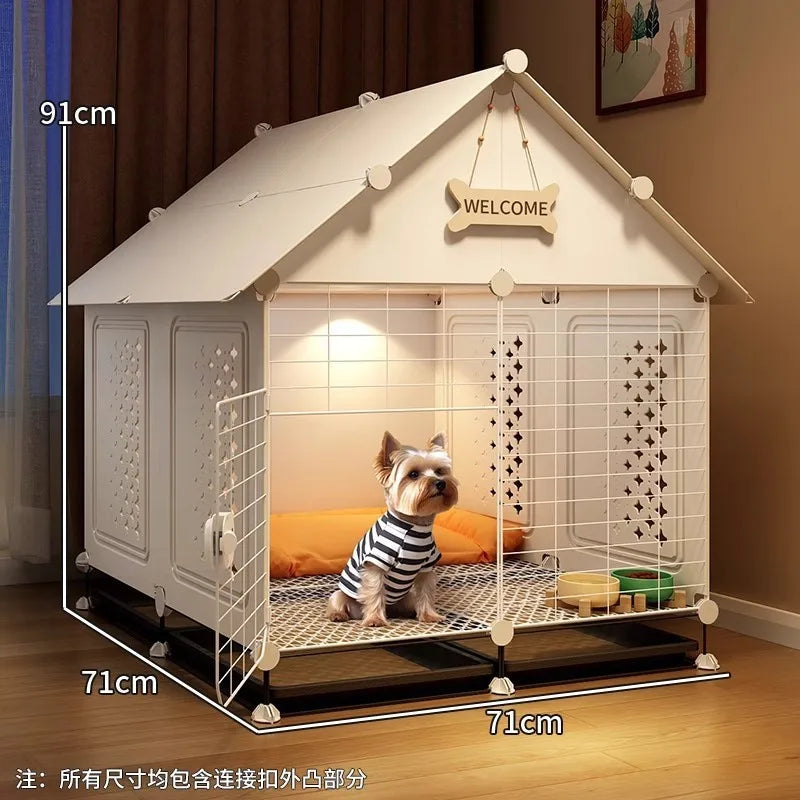 Dog Cage Small Dog Kennel One Room One Living Room One Bathroom Dog Villa Indoor Household With Toilet Bichon Teddy Only