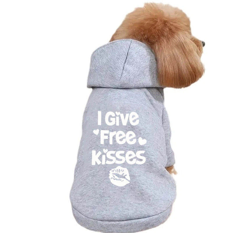 Brand Dog Clothes Chihuahua Yorkshire Frenchie Pugs Autumn Winter Spring Fleece Lining Small Medium Pet Hoodies