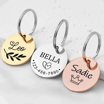 Customized Photo Pet Dog Cat Keychain I Love Dog Glass Cabochon Mini Personalize Pendant Keyring Car Key Man Women Souvenir Gift