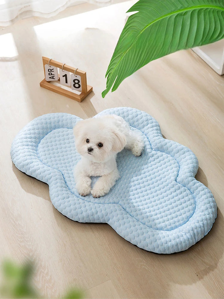 Cloud 3D Cool Cushion Soft and Cool Cushion Dog Cushion Teddy Small Dog Spring/Summer/Autumn Breathable Dog Nest Pet Bed