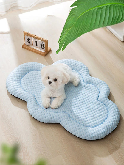 Cloud 3D Cool Cushion Soft and Cool Cushion Dog Cushion Teddy Small Dog Spring/Summer/Autumn Breathable Dog Nest Pet Bed