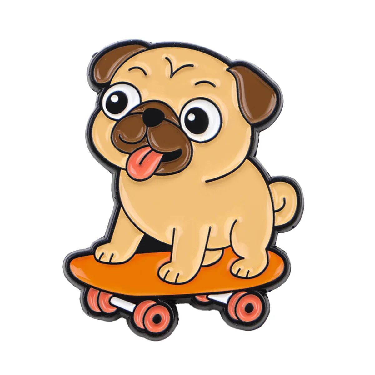 Cute Animals Dogs Cats Enamel Pins Cartoon Frogs Brooch Lapel Pin Badge on Backpack Clothing Accessories Fashion Jewelry Gifts