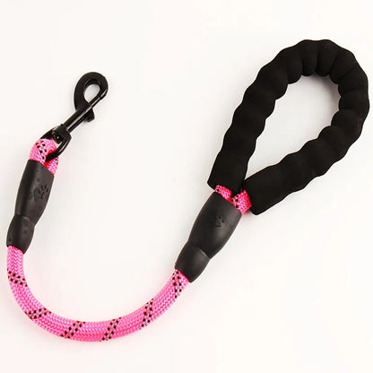 the POWERGRIP SHORT LEASH - Dog Leash, Short Leashes for Large Dog, Walking Reflective Dogs Leash, Comfortable Handle Pet Chain Rope, Dogs Leashes, Pet Supplies