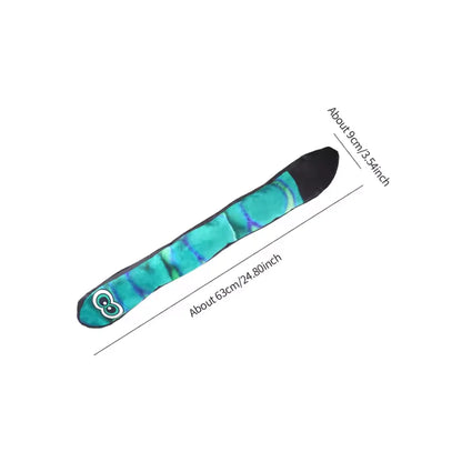 The new plush dog toy Long Eye snakeTough Plush Squeaky Dog Toy Long-eyed snake Dog Chew Toy Pet Squeak Toy