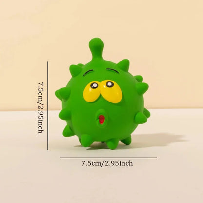 the GRIP'N'GNAW SQUEAKY - 1PC Cute Squeaky Pet Dog Interactive Chew Toy, Puppy Bite Resistant Thorn Tooth Cleaning Toy, Molar Chew Toys for Dogs, Supplies