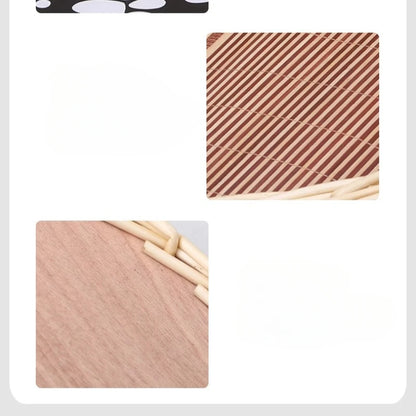 Willow Vine Weaving Dog House Summer Cool Cat Bed Four Season Universal Small Dog Pet Nest Summer Sleeping Mat Teddy Dog Bed