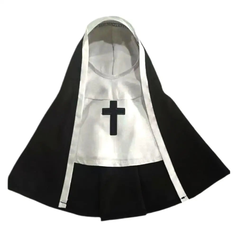Three-Dimensional Modeling Nun Style Headwear Dress Up Cosplay Pet Costume Set Halloween Dog Transform Clothes