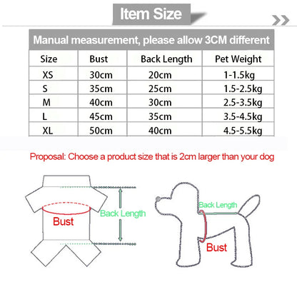 Printed Clothing for Small Cats Dogs Warm Soft Fleece Costume Clothes Outfits Pet Dog Cat Coat Jackets