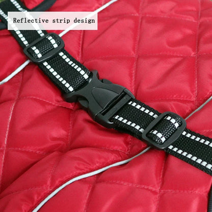 the ROVER RANGER JACKET - Dog Outdoor Jacket, Waterproof Reflective Pet Coat Vest, Winter Warm Cotton Dogs Clothing for Large/Middle Dogs, Labrador