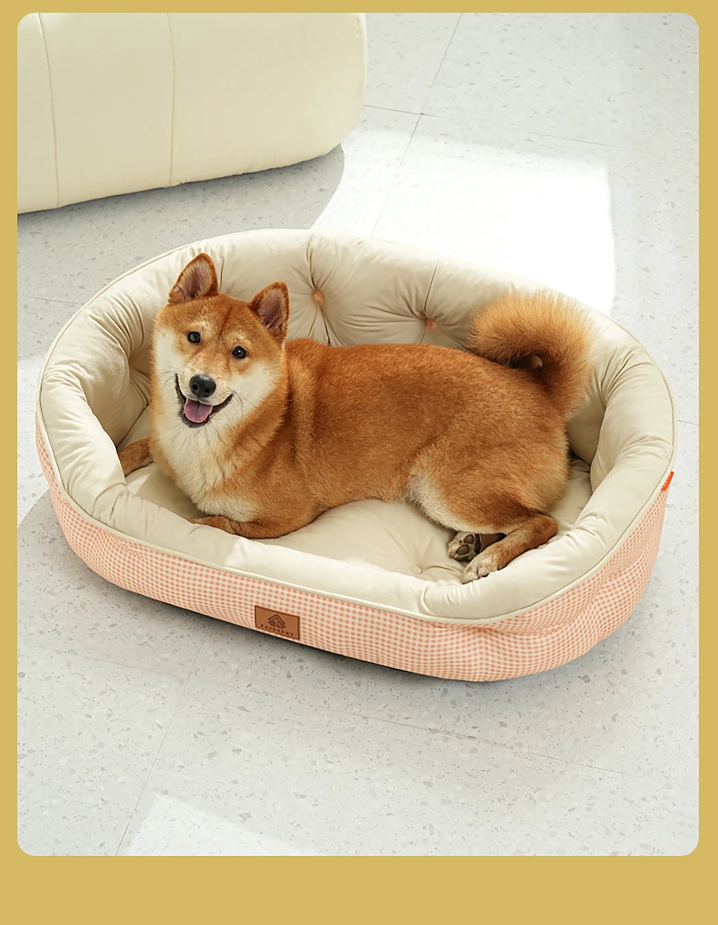Winter Dog Bed Imitation Cotton Velvet Dogs Mat Beds Fluffy Soft High Rebound Pet Bed For All-season Pet Dog Accessories