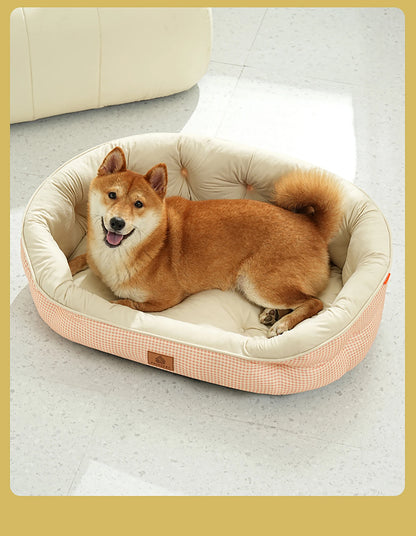 Winter Dog Bed Imitation Cotton Velvet Dogs Mat Beds Fluffy Soft High Rebound Pet Bed For All-season Pet Dog Accessories