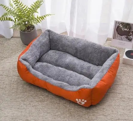 Autumn And Winter Warm Pet Dog Cat Universal Beds Soft Cushion Couch Bed for for Small Medium Dog Plush Cozy Puppy Nest Mat Pad