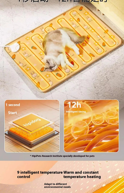 40x60cm Pet Electric Blanket Heating Pad Dog Waterproof Blanket Cats Dogs Electric Blanket Cat Small Heating Pads Pet Products