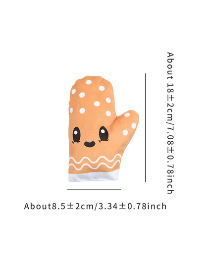 Afternoon tea dessert series sound plush dog toys containing loud paper tape BB called interactive play pet supplies