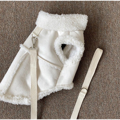 Pet Autumn And Winter Clothing Classic Solid Dog Vests Fleece Warm Pet Dog Clothes For Small Medium Dogs Jackets Puppy Clothing