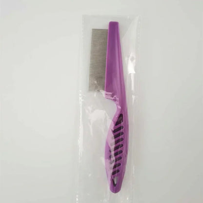 the FLEA REMOVER COMB - Gentle Nits Flea Eggs Remover Brush for Small Dog, Fine Toothed Pet Puppy Eye/Belly Comb, Untangling Cat Hairs Product