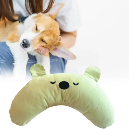 New Dog Pillow Cartoon Bear Dog Nest Cat Neck Guard Detachable Washable Soft Rebound Collapse Chin Pad Hypnosis Pet Pillow