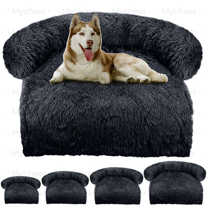 Washable blanket Sofa cover Large dog bed Sofa plush dog pet House sofa cushion plush warm kennel pet cat puppy cushion