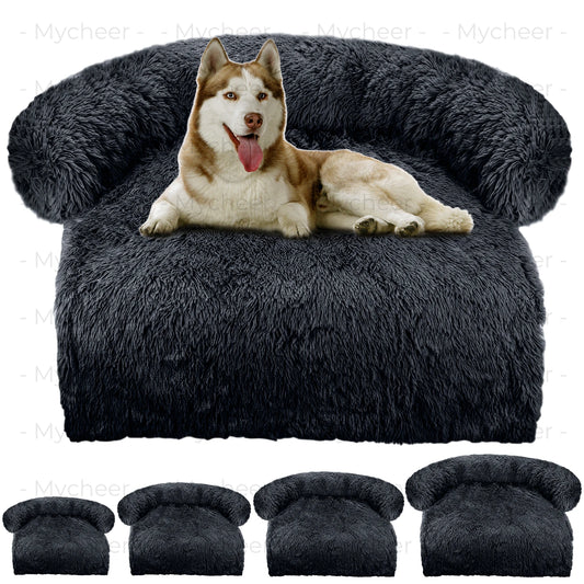 Washable blanket Sofa cover Large dog bed Sofa plush dog pet House sofa cushion plush warm kennel pet cat puppy cushion