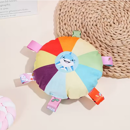 Hot dog sounding plush toy bell cartoon toy puppy small dog Teddy teeth grinding toy wear-resistant bite-resistant pet toy