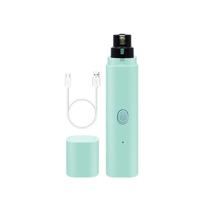 3 Colors Electric Pet Nail Grinder Quiet USB Charging Pet Nail Clipper with LED Safe Cat Grooming Clipper For Cats Dogs